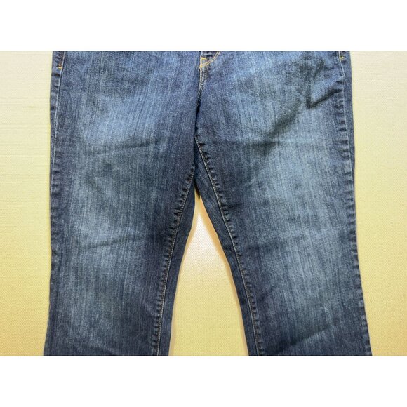 Levis 505 Straight Jeans Womens  Size 12 Blue Denim Medium Wash Classic Fit Y2K - Picture 7 of 13